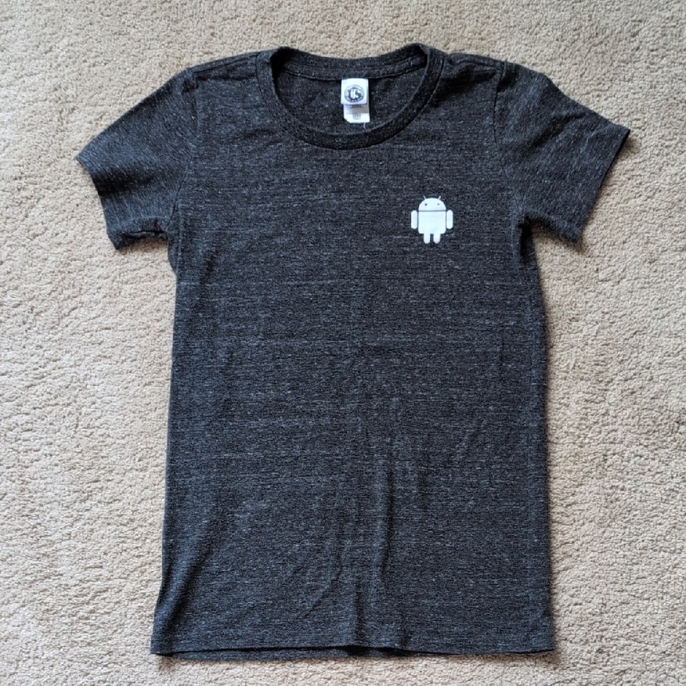 Google Android Charcoal Gray T-Shirt